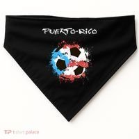 Puerto Rico Soccer USA-Made Doggie Bandana thumb 0