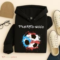 Puerto Rico Soccer Hoodie thumb 4