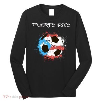 Puerto Rico Soccer Long Sleeve Shirt