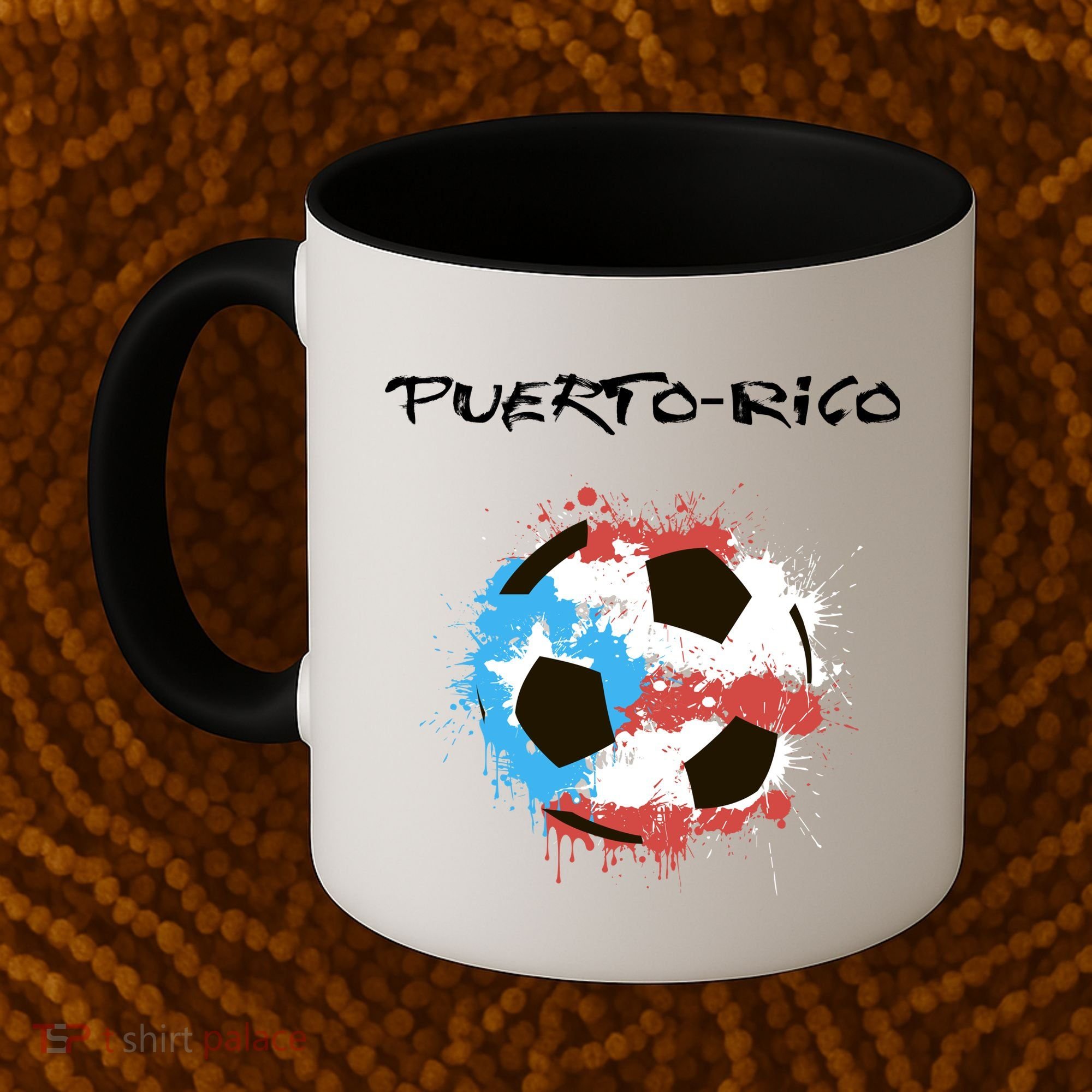 Puerto Rico Soccer Coffee Mug