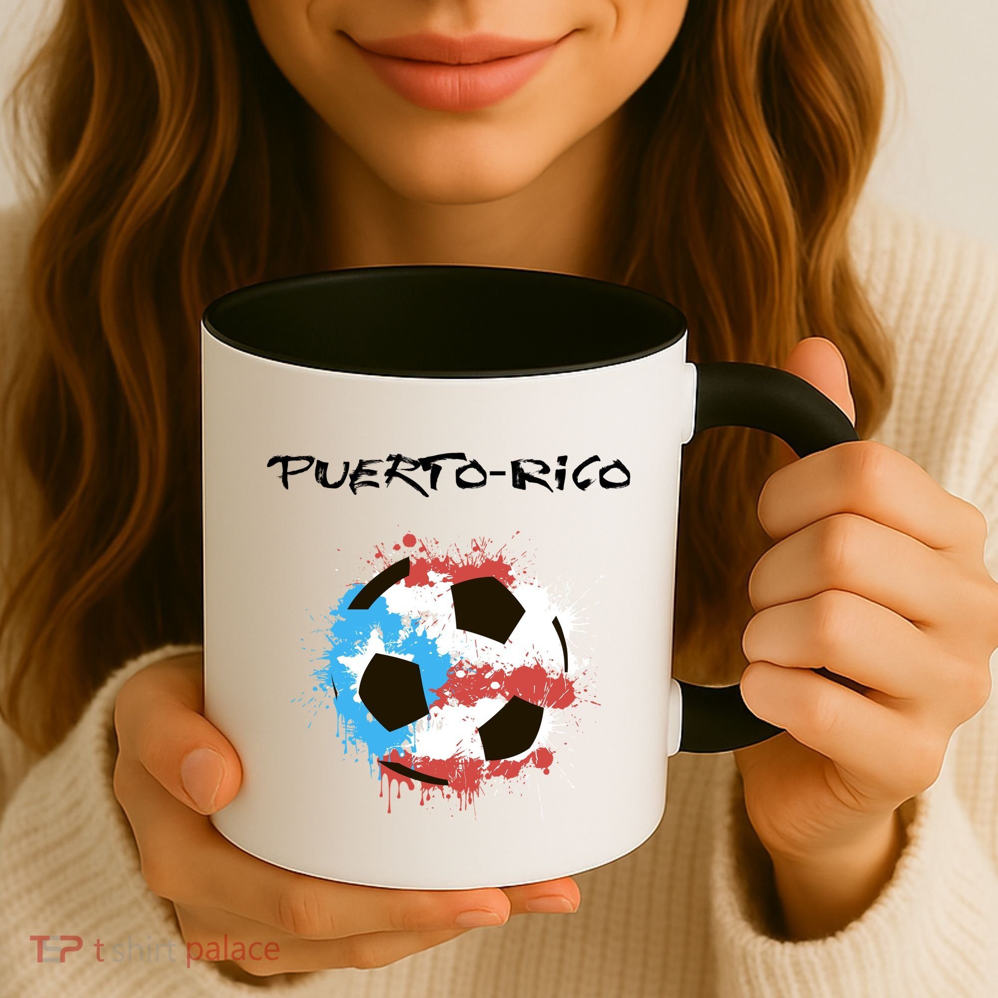 Puerto Rico Soccer Coffee Mug