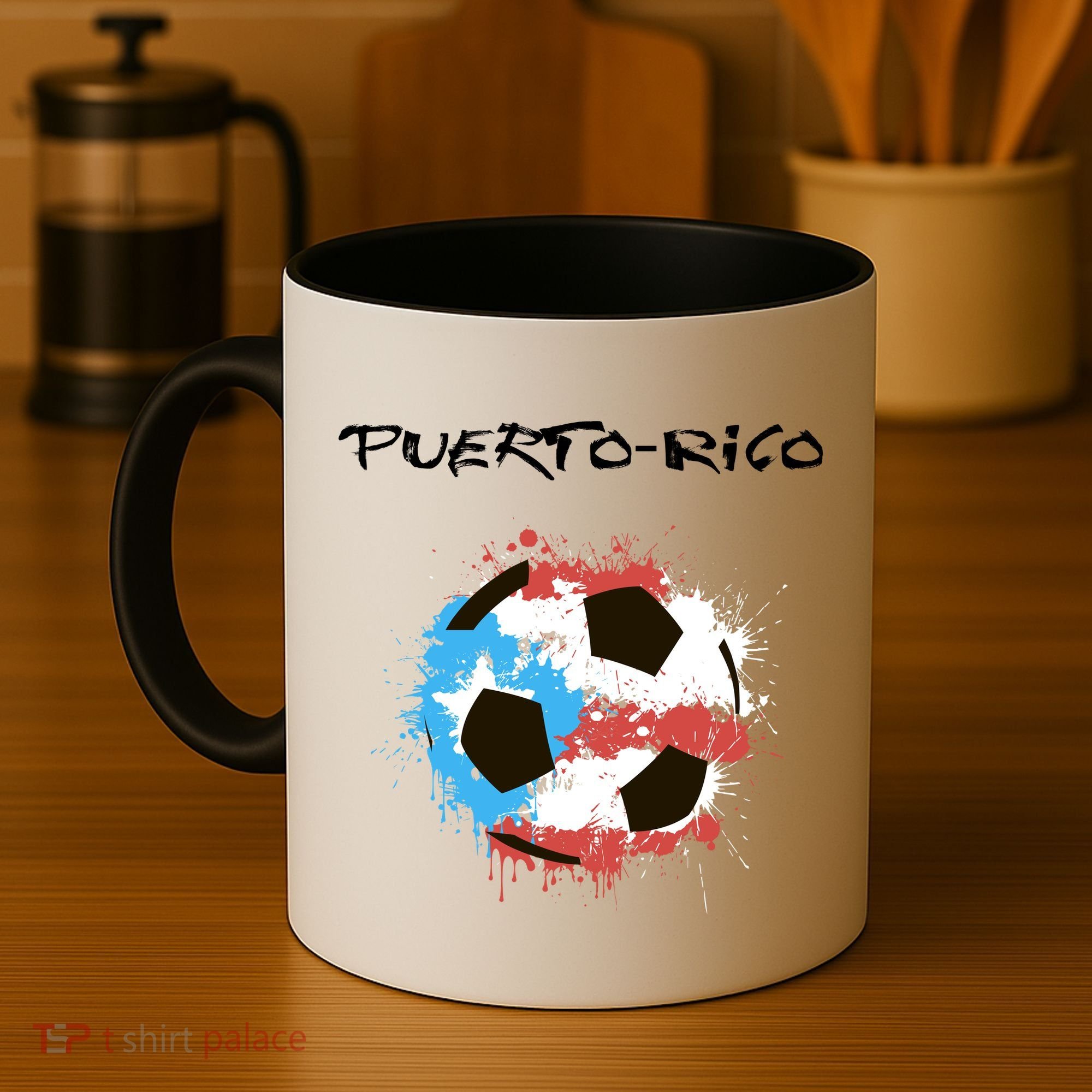 Puerto Rico Soccer Coffee Mug