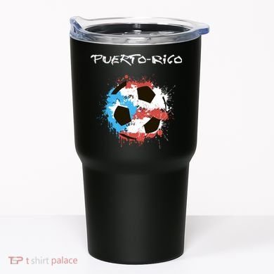 Puerto Rico Soccer Tumbler