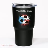 Puerto Rico Soccer Tumbler thumb 0