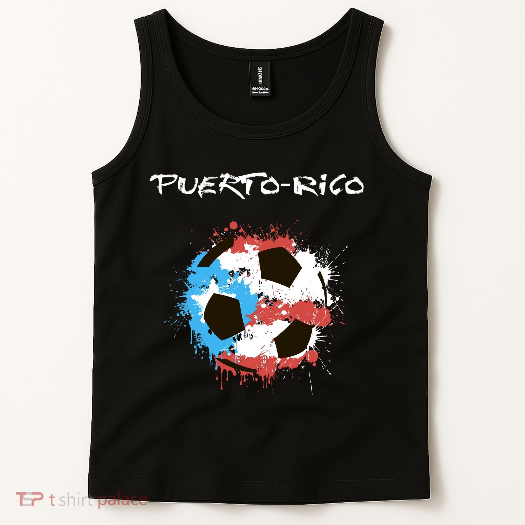 Puerto Rico Soccer Tank Top