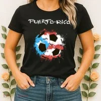 Puerto Rico Soccer Women's T-Shirt thumb 2