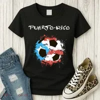 Puerto Rico Soccer Women's T-Shirt thumb 3