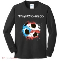 Puerto Rico Soccer Kids Long Sleeve Shirt thumb 0