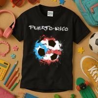 Puerto Rico Soccer Kids T-Shirt thumb 3