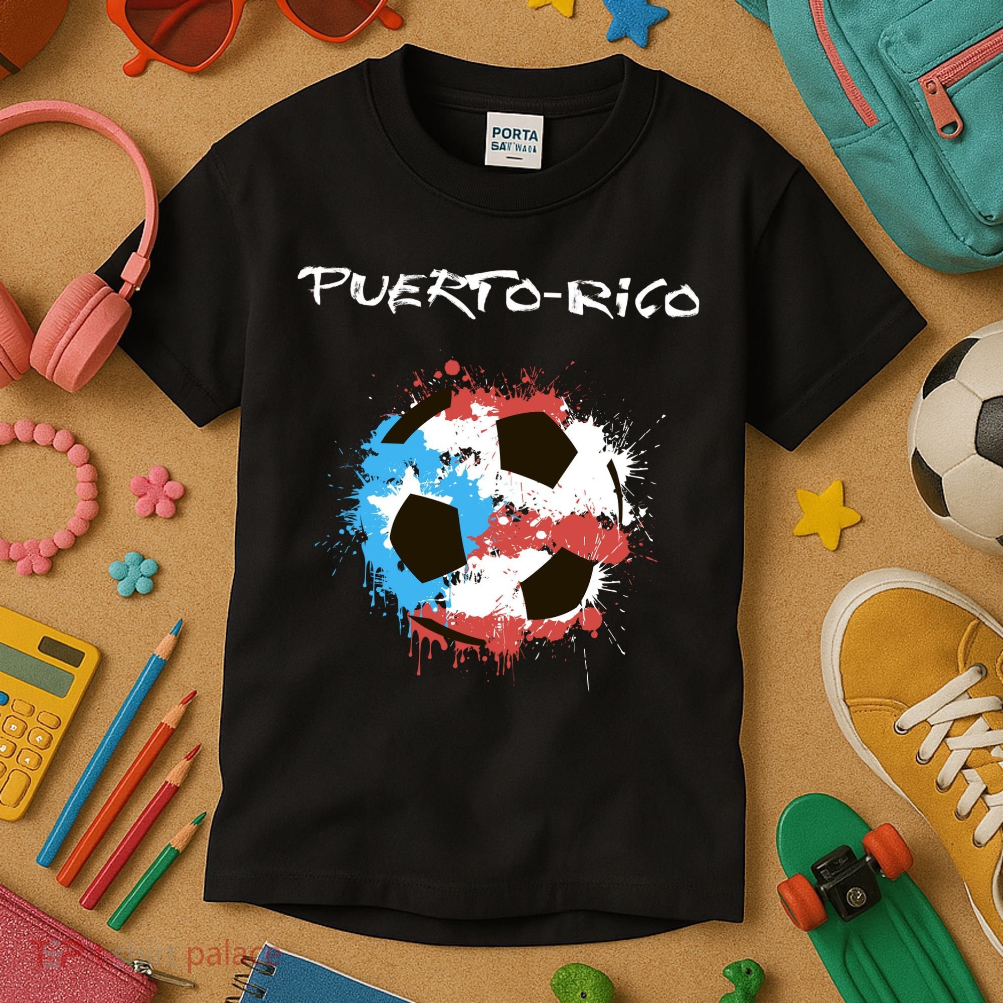 Puerto Rico Soccer Kids T-Shirt