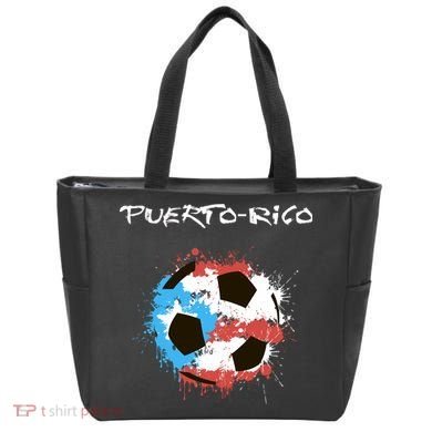 Puerto Rico Soccer Tote Bag