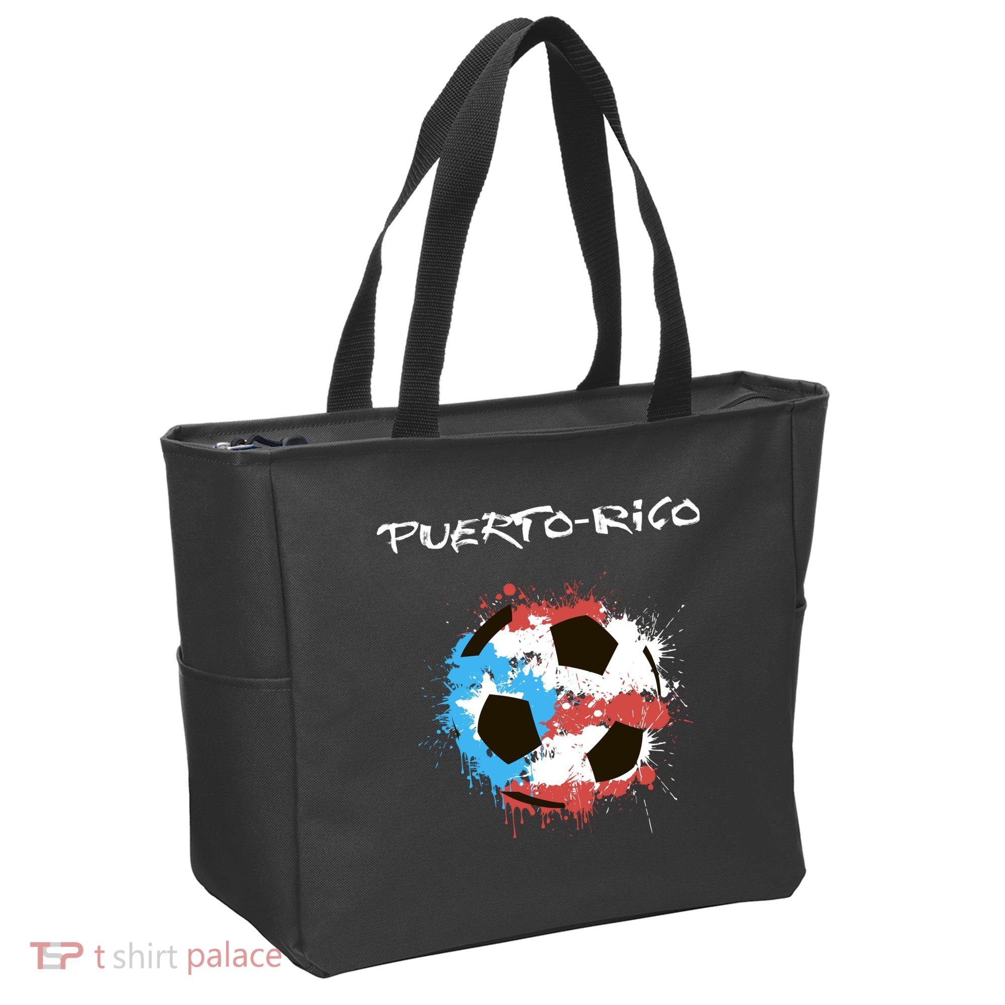 Puerto Rico Soccer Tote Bag