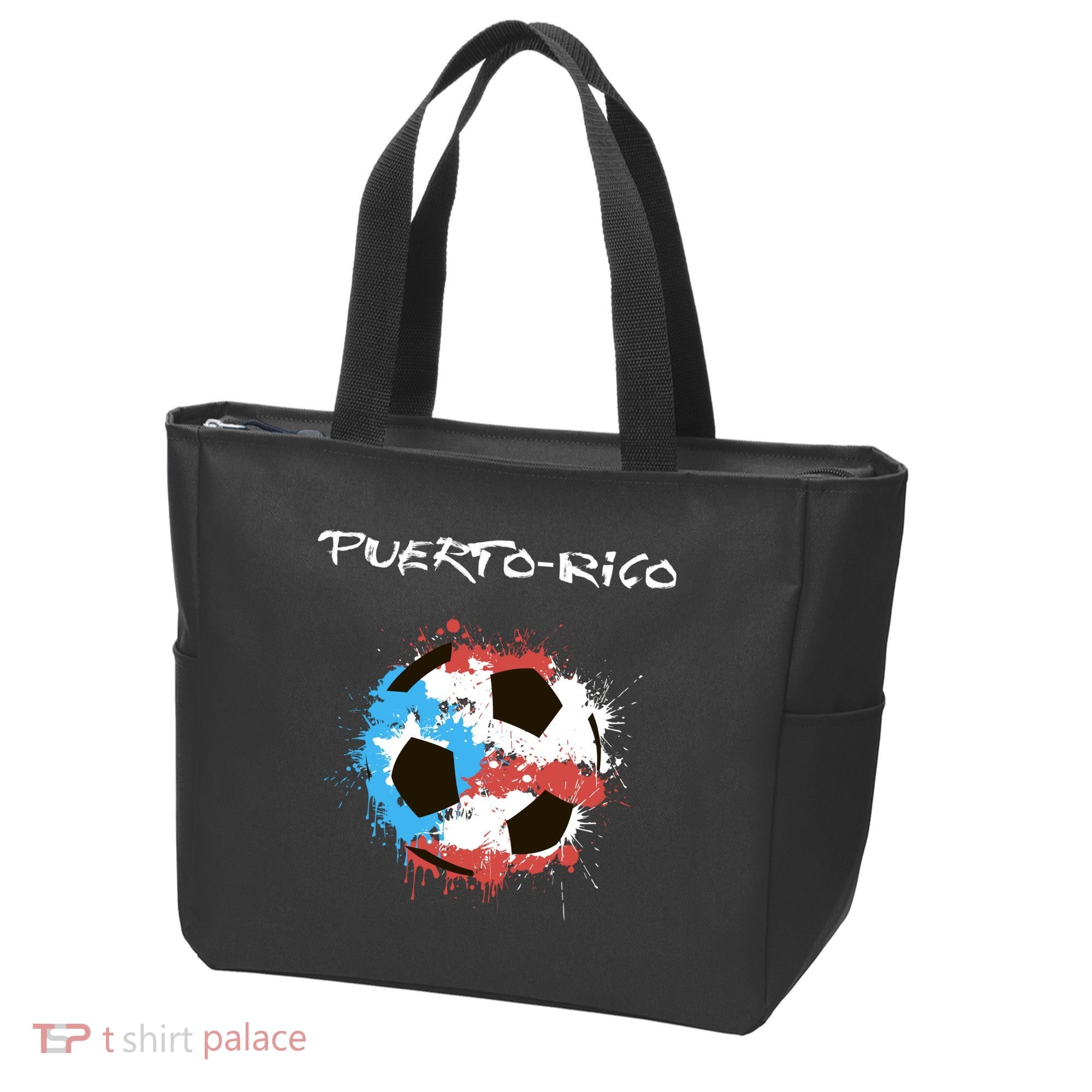 Puerto Rico Soccer Tote Bag