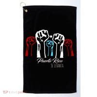 Puerto Rico Will Rise Golf Towel thumb 0