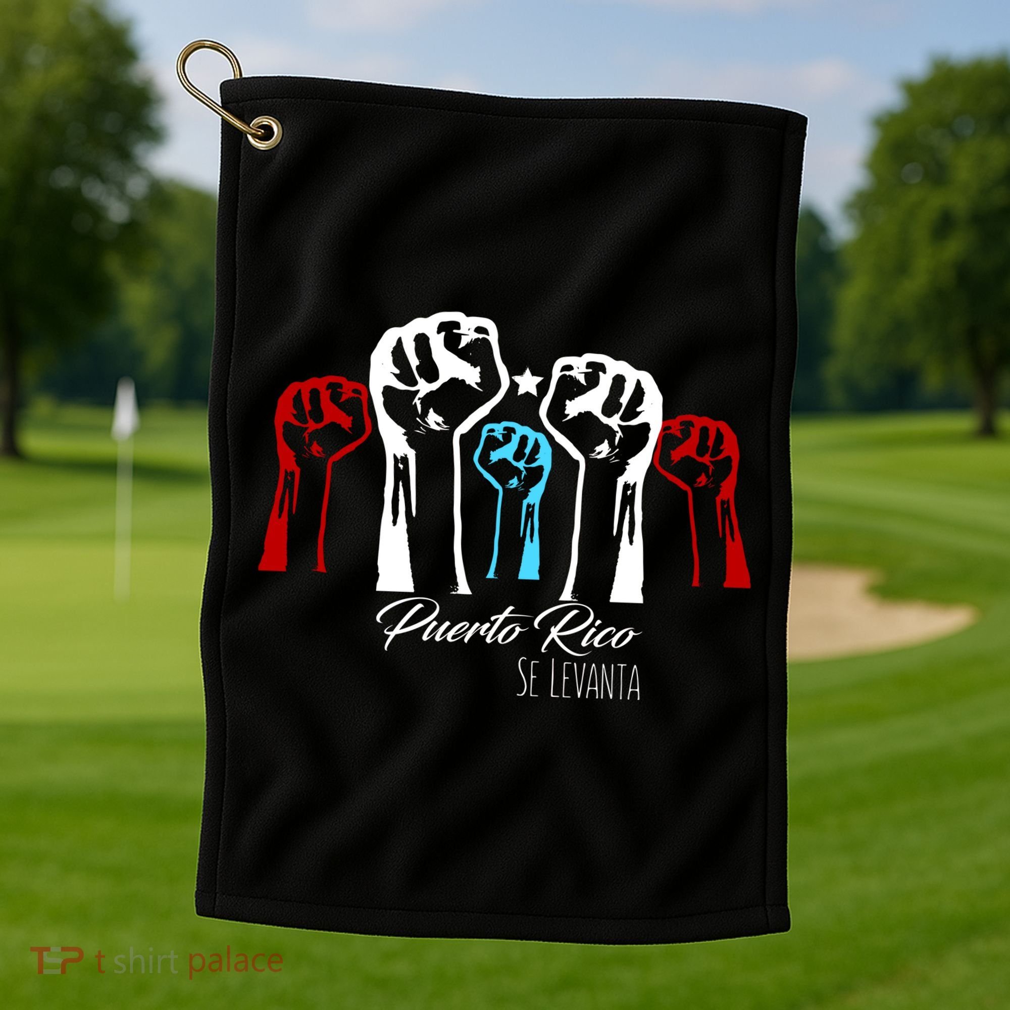 Puerto Rico Will Rise Golf Towel