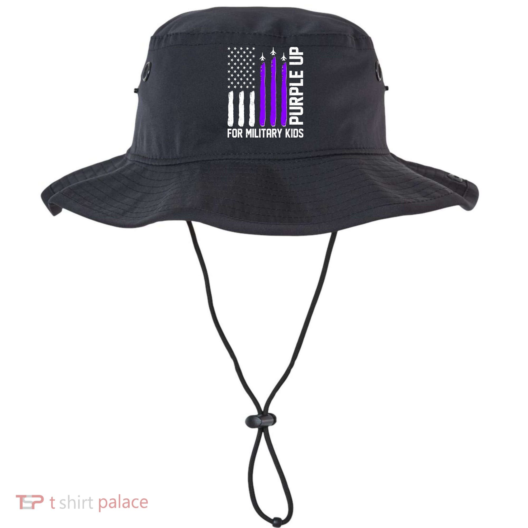 Purple Up For Military Kids Bucket Hat