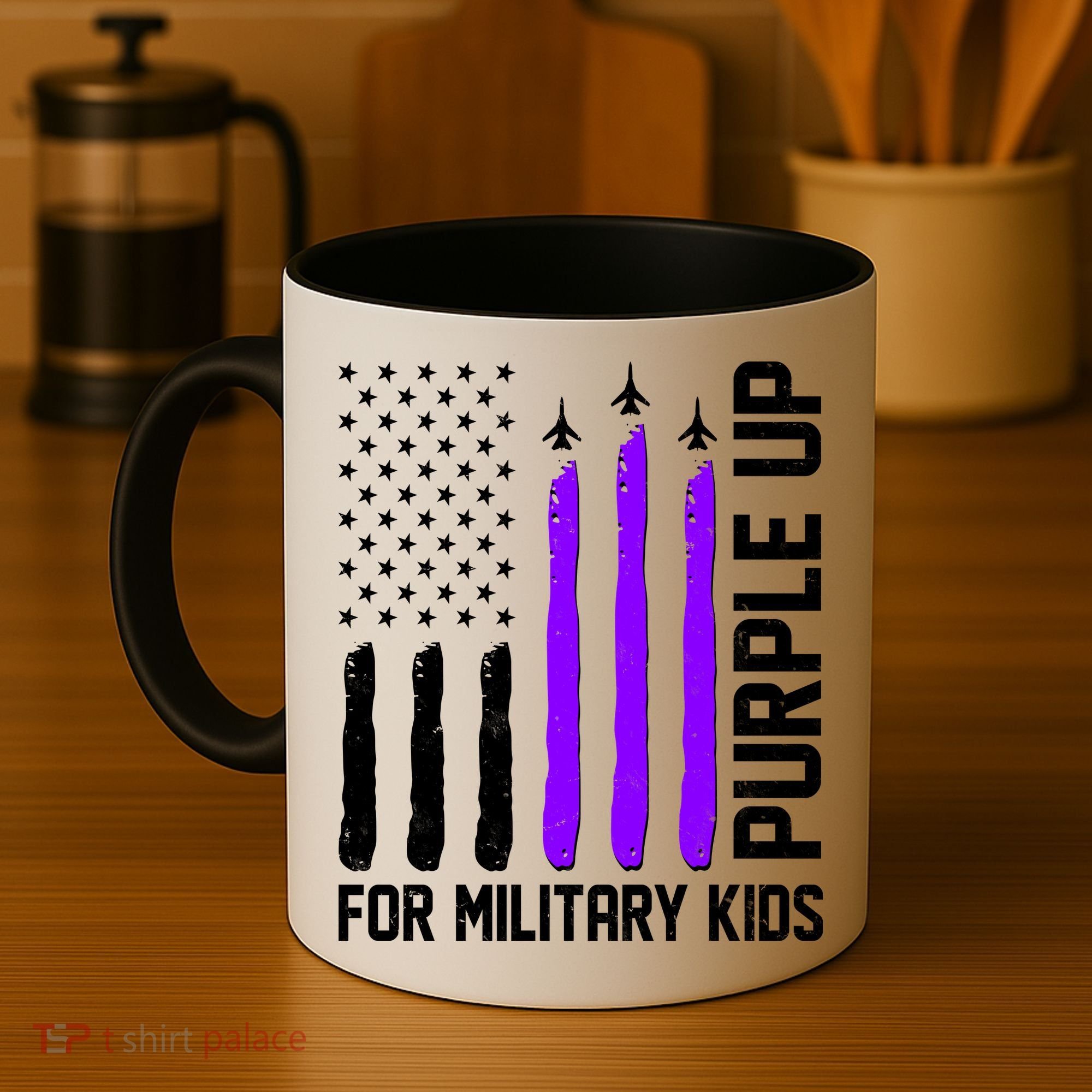 Purple Up For Military Kids Coffee Mug