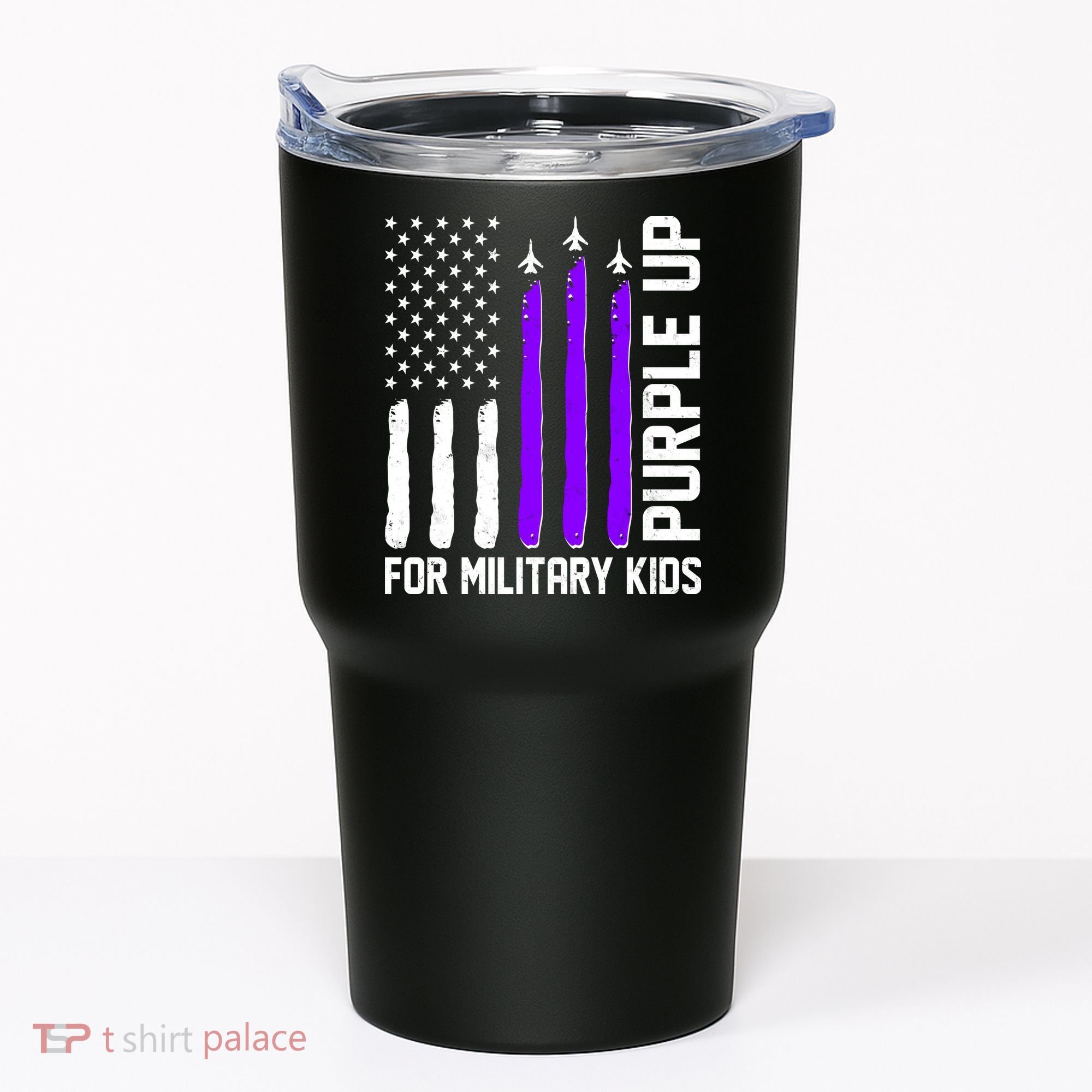 Purple Up For Military Kids Tumbler