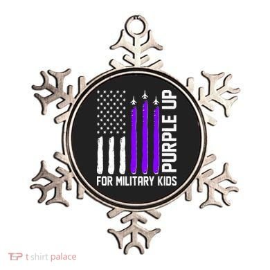 Purple Up For Military Kids Ornament