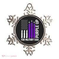 Purple Up For Military Kids Ornament thumb 0