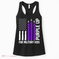 Purple Up For Military Kids Women's Tank Top thumb 0
