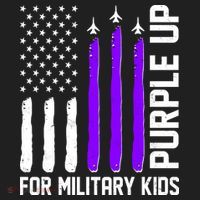 Purple Up For Military Kids Golf Towel thumb 3