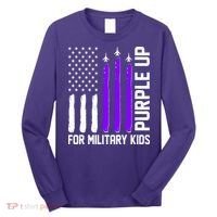 Purple Up For Military Kids Long Sleeve Shirt thumb 0