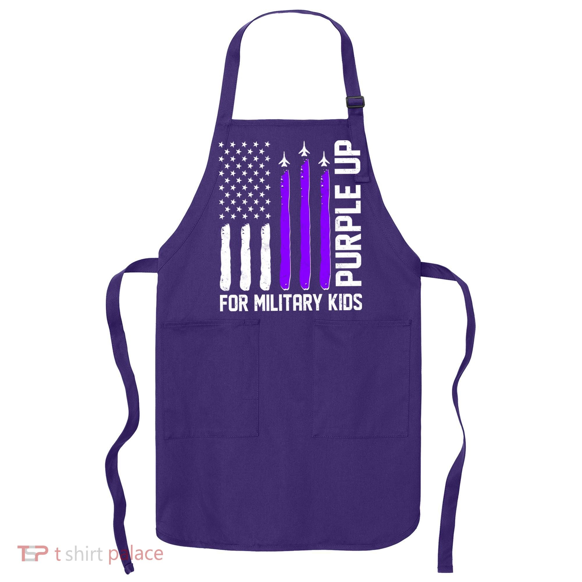 Purple Up For Military Kids Apron