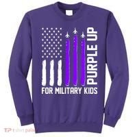 Purple Up For Military Kids Sweatshirt thumb 0