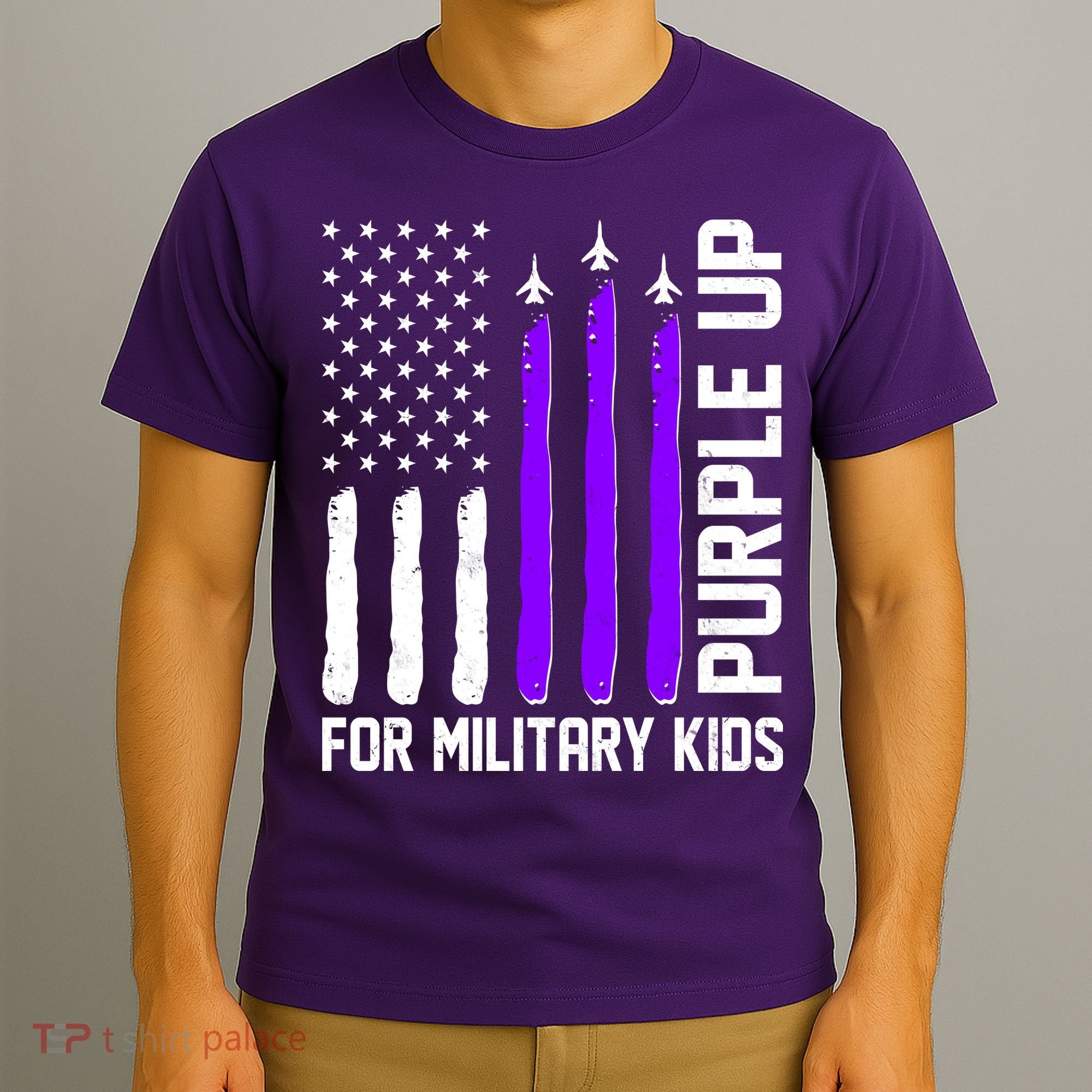 Purple Up For Military Kids T-Shirt