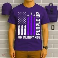 Purple Up For Military Kids T-Shirt thumb 6
