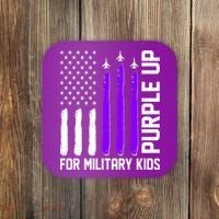 Purple Up For Military Kids Coaster thumb 0