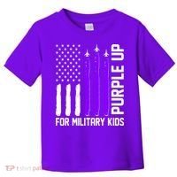 Purple Up For Military Kids Toddler T-Shirt thumb 0