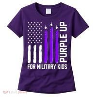 Purple Up For Military Kids Women's T-Shirt thumb 0