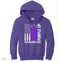 Purple Up For Military Kids Kids Hoodie thumb 0