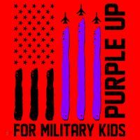 Purple Up For Military Kids Santa Hat thumb 1