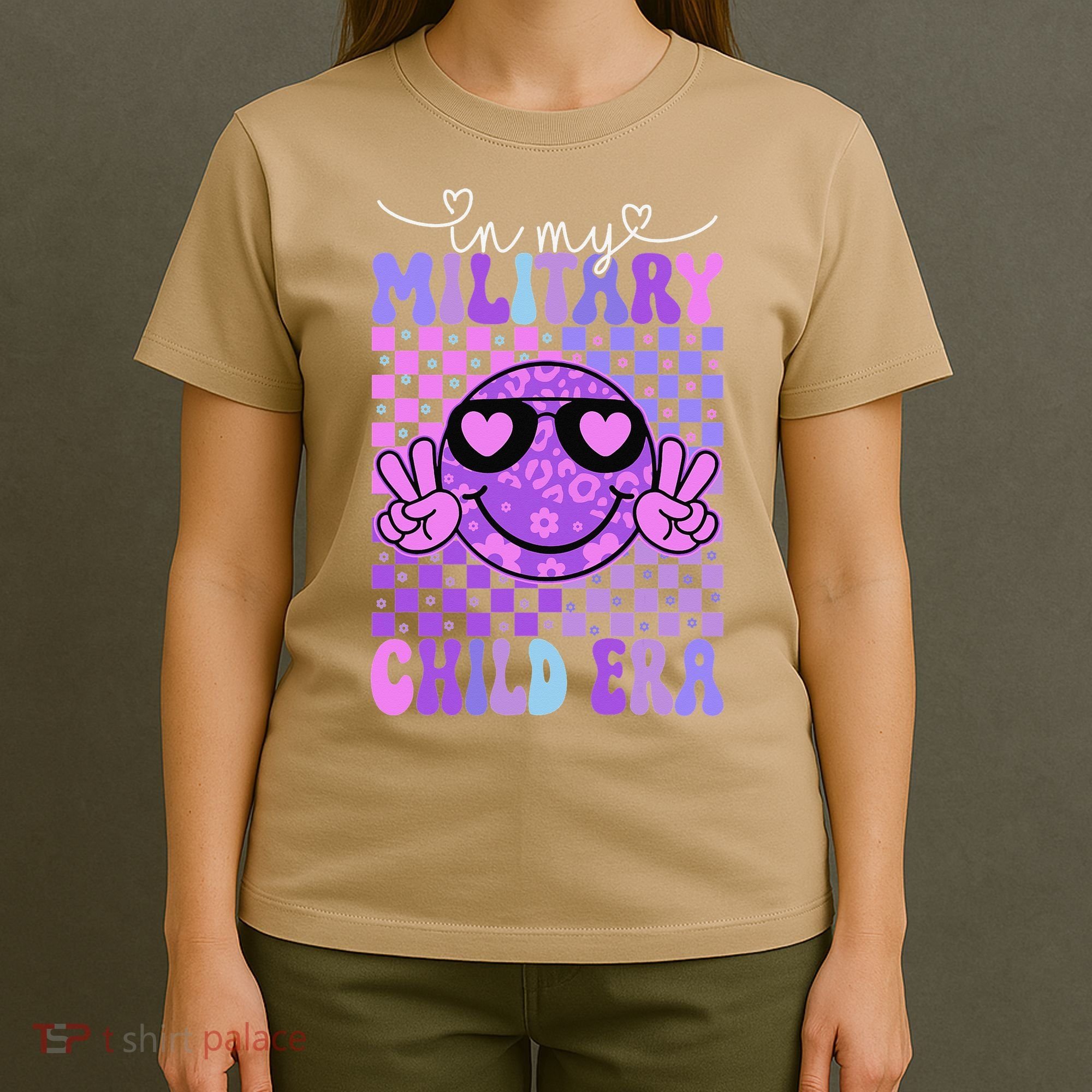 Purple Up For Military In My Military Child Era Month T-Shirt