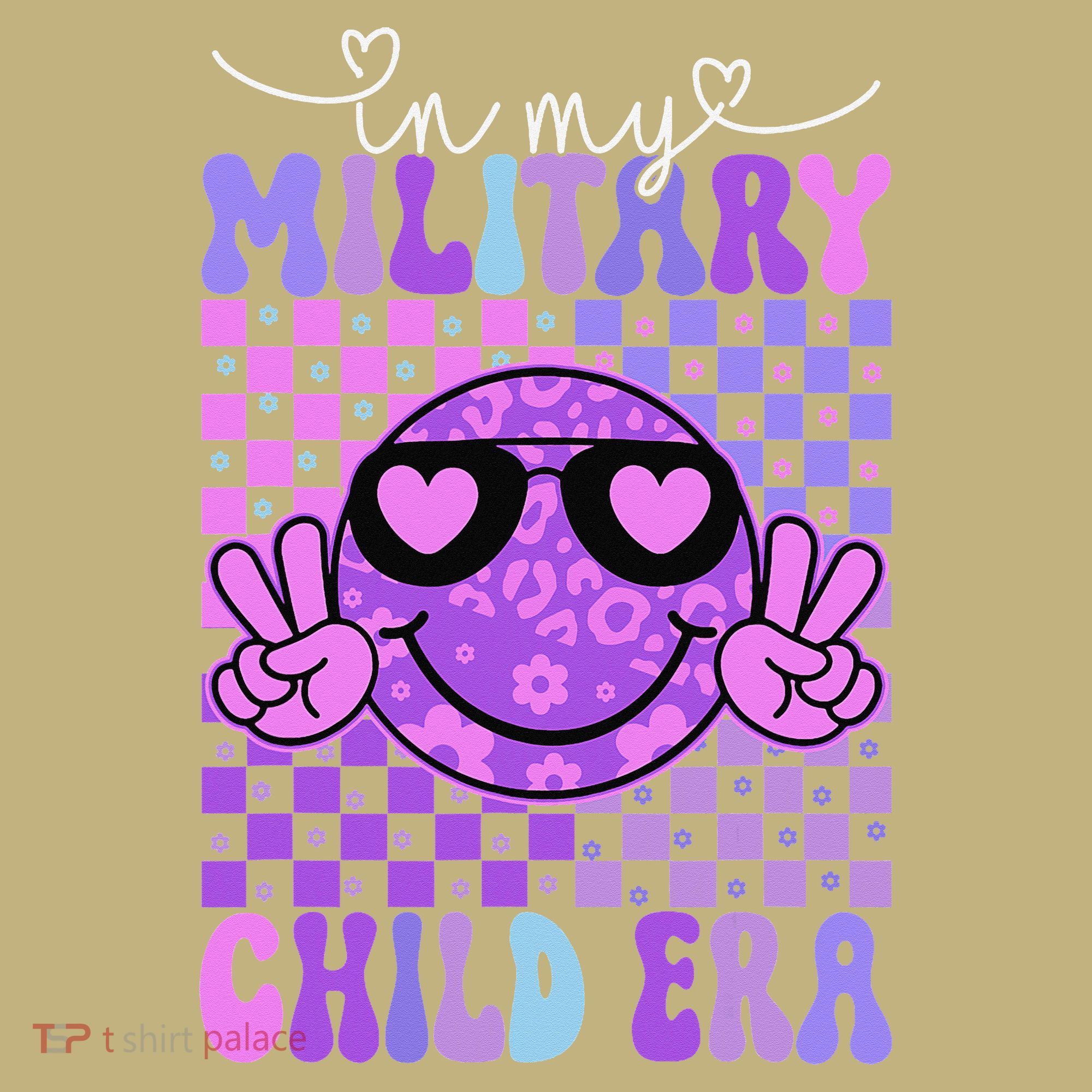 Purple Up For Military In My Military Child Era Month T-Shirt