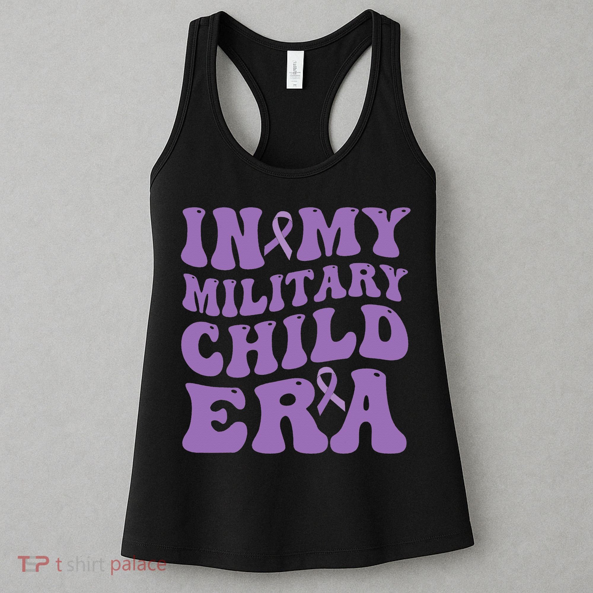 Purple Up For Military In My Military Child Era Month Women's Tank Top