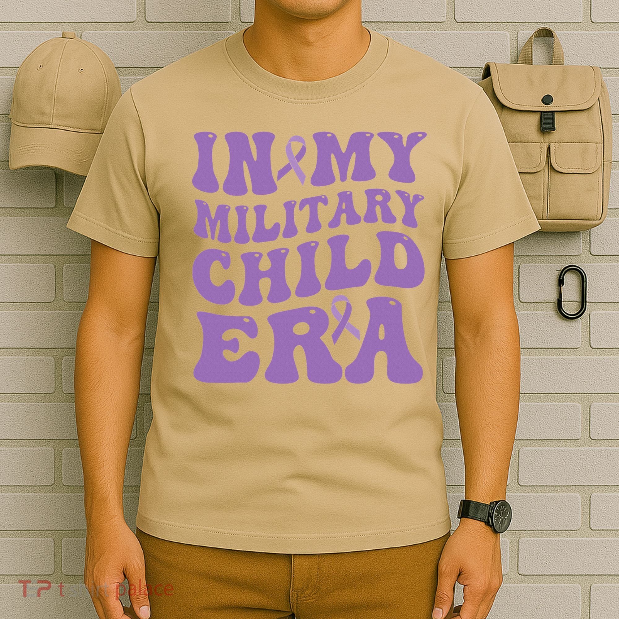Purple Up For Military In My Military Child Era Month T-Shirt