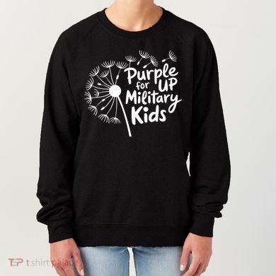 Purple Up For Military  Women's Sweatshirt