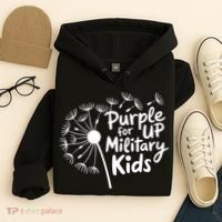 Purple Up For Military  Hoodie thumb 4
