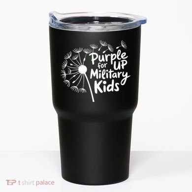 Purple Up For Military  Tumbler