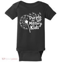 Purple Up For Military  Baby Bodysuit thumb 0