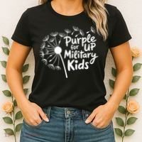 Purple Up For Military  Women's T-Shirt thumb 2