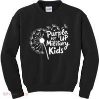 Purple Up For Military  Kids Sweatshirt thumb 0