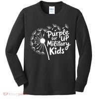 Purple Up For Military  Kids Long Sleeve Shirt thumb 0