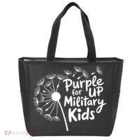 Purple Up For Military  Tote Bag thumb 0