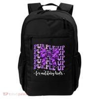 Purple Up For Military Coquette Bow Camo Child Backpack thumb 0