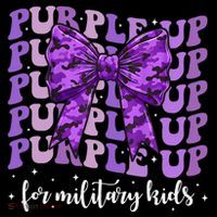 Purple Up For Military Coquette Bow Camo Child Coffee Mug thumb 5